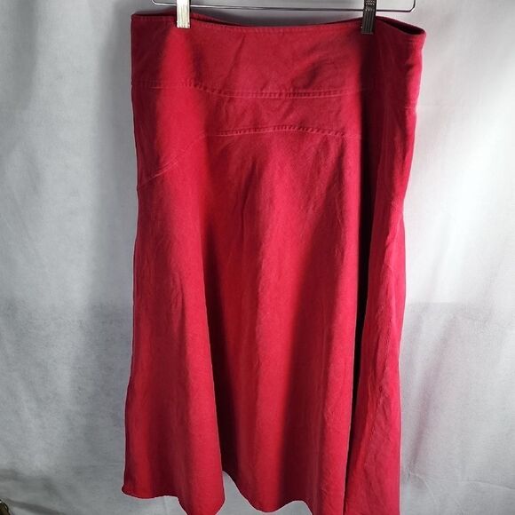 Pink Corduroy A~Line Skirt - Picture 2 of 7